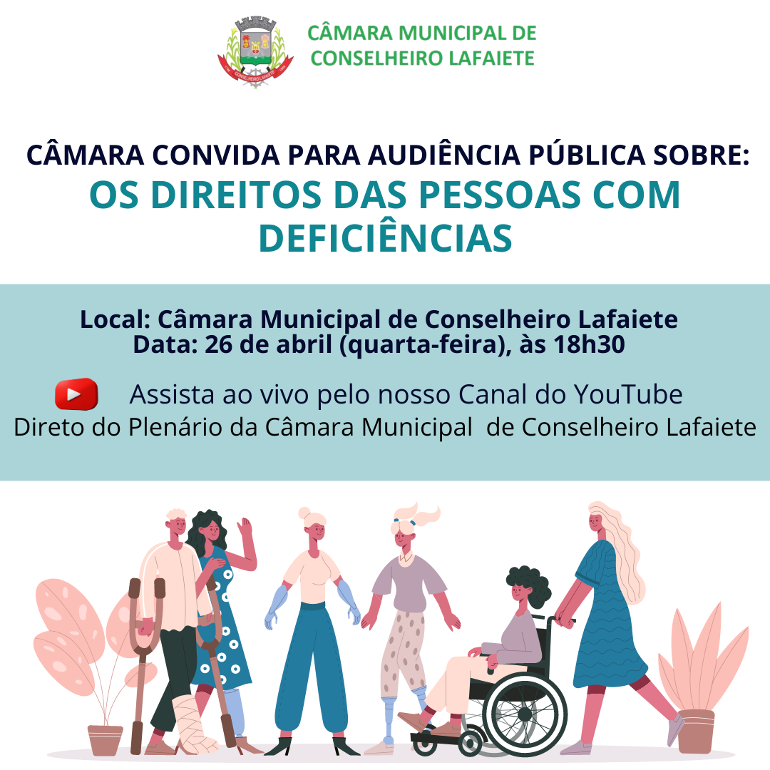 CÂMARA CONVIDA PARA AUDIÊNCIA PÚBLICA