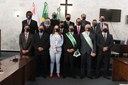 VEREADORES ELEITOS, PREFEITO E VICE-PREFEITO TOMAM POSSE DURANTE SESSÕES SOLENES DA CÂMARA MUNICIPAL VEREADORES ELEITOS, PREFEITO E VICE-PREFEITO TOMAM POSSE DURANTE SESSÕES SOLENES DA CÂMARA MUNICIPAL